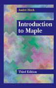 Introduction to Maple, 3rd edition