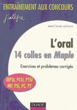 14 colles en Maple